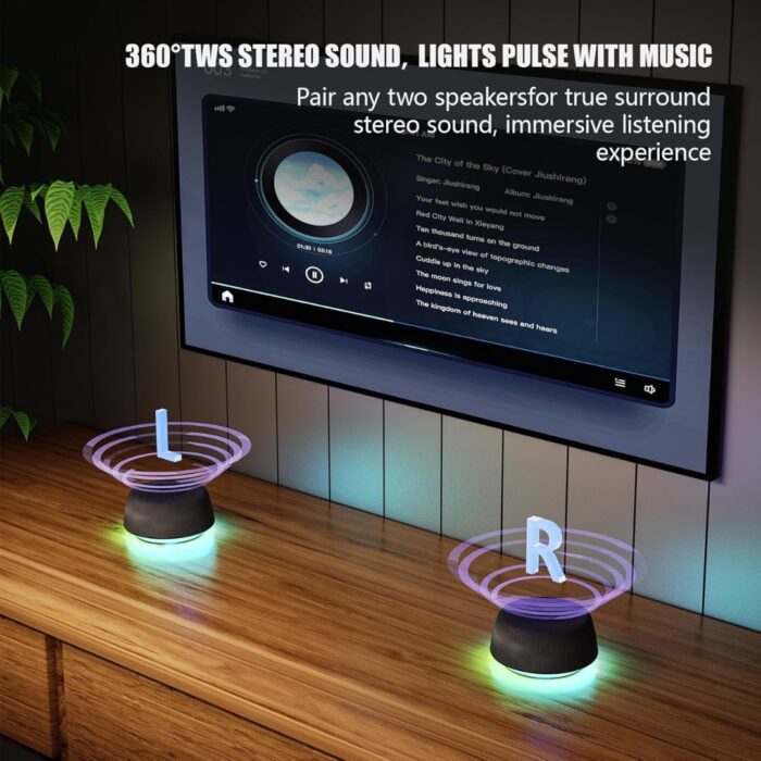 Budi Magnetic Wireless Stereo Speaker - Image 7