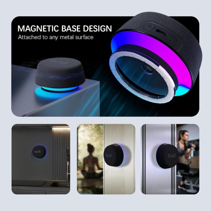 Budi Magnetic Wireless Stereo Speaker - Image 4