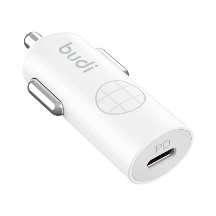 Budi Mini PD Car Charger 33W with 1.2m USB-C to USB-C Cable - Image 2