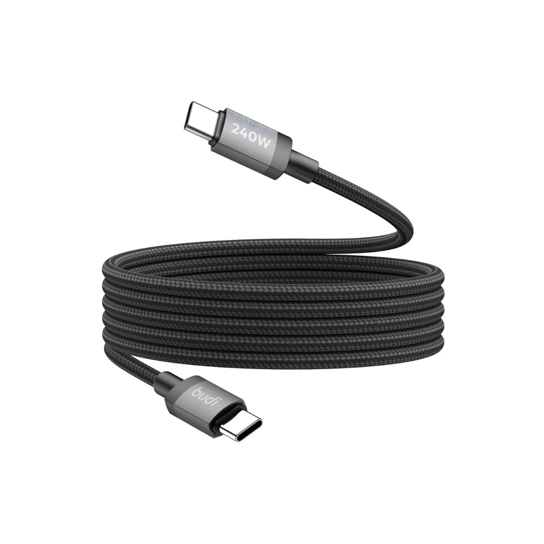 Budi-PD-240W-1.5-USB-C-to-USB-C-Cable-Fast-Charging-3.jpg Budi PD 240W 1.5 USB-C to USB-C Cable Fast Charging - Image 1