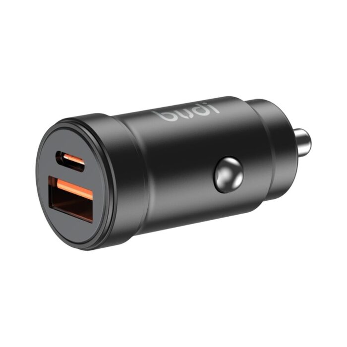 Budi PD+QC3.0 Mini Car Charger - 30W Smart Quick Charge - Image 2
