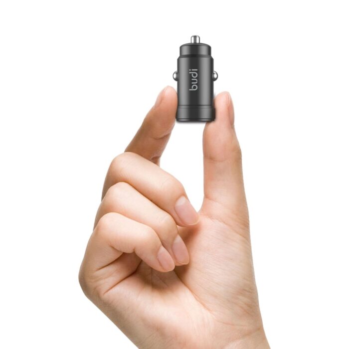 Budi PD+QC3.0 Mini Car Charger - 30W Smart Quick Charge - Image 3