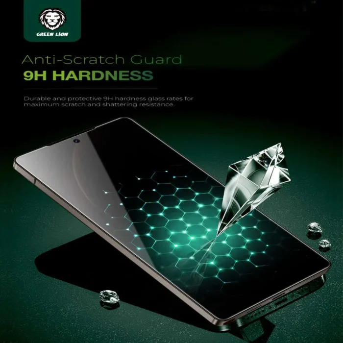 Green Lion 9H Privacy Shield Fingerprint Unlock Privacy Glass | Samsung S25 Ultra - Image 3