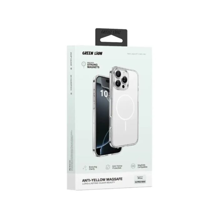 Green Lion Anti-Yellow MagSafe Case for iPhone 16 Pro Max - Image 4