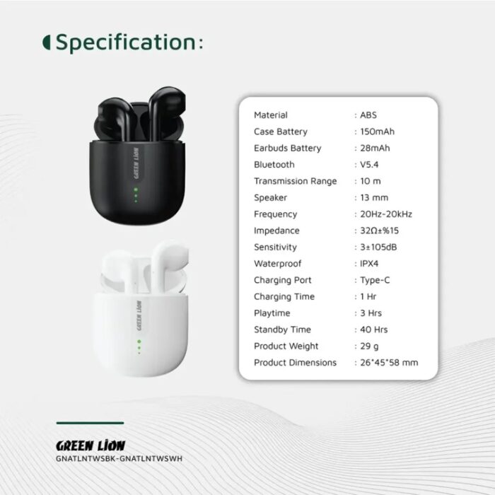Green Lion Atlanta True Wireless Earbuds - Image 5