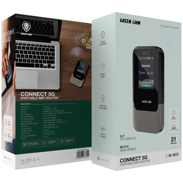 Green Lion Connect 5G Portable MiFi Router - Image 2