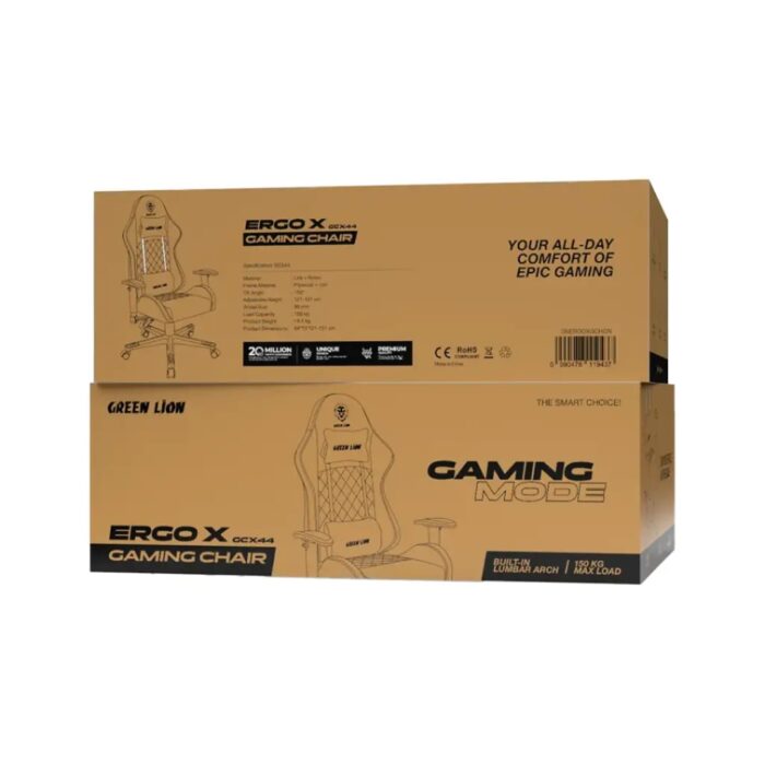 Green Lion ERGO X GCX44 Gaming Chair - Image 4