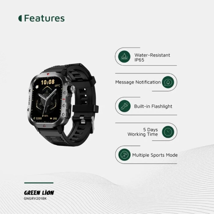 Green Lion Gravix Smart Watch - Image 7