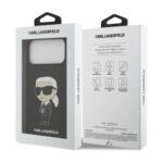 Karl Lagerfeld Liquid Silicone Case with NFT Logo for iPhone 17 Pro Max - Image 3