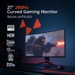 Porodo 27 inch 280Hz Curved Gaming Monitor - Image 9