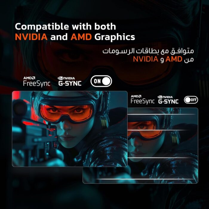 Porodo 27 inch 280Hz Curved Gaming Monitor - Image 7