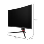 Porodo 27 inch 280Hz Curved Gaming Monitor - Image 2