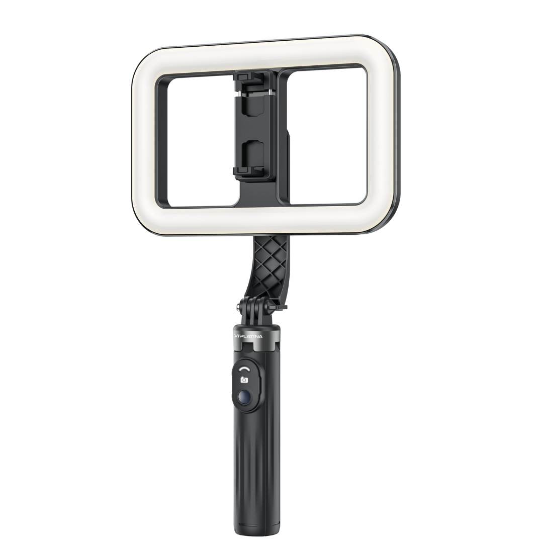 VIPLATINA-Selfie-Stick-Removable-Fill-Light-2.jpg VIPLATINA Selfie Stick Removable Fill Light - Image 1