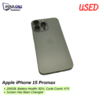 Used Apple iPhone 15 Promax