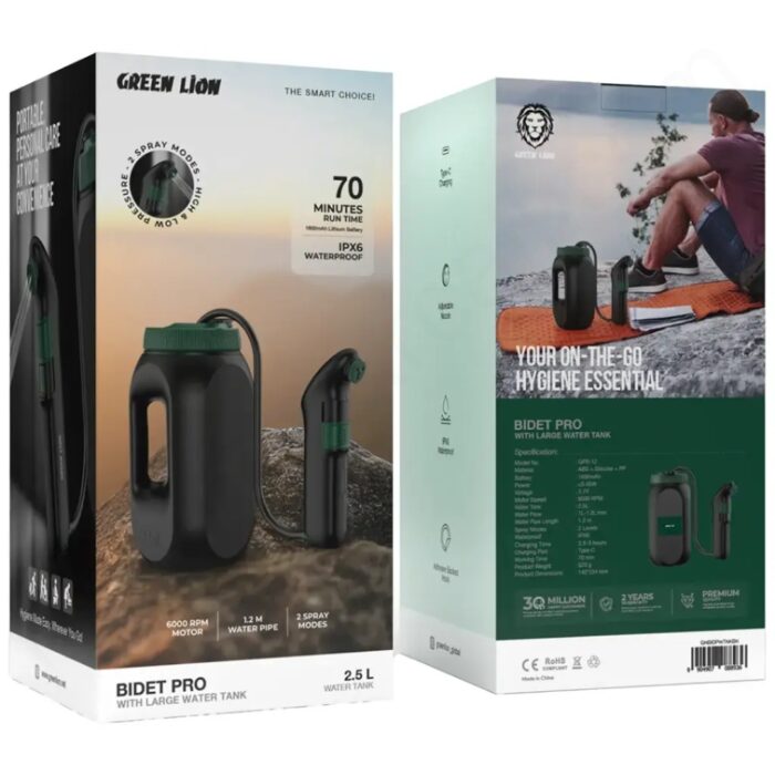 Green Lion Bidet Pro with Large Water Tank - Image 3
