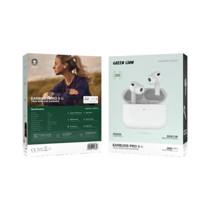 Green Lion Earbuds Pro 3 True Wireless Earbuds - Image 2