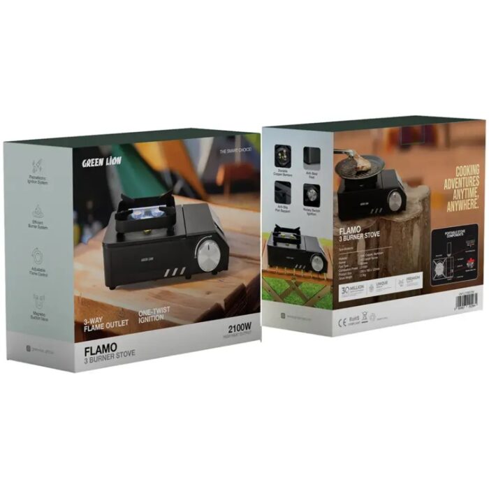 Green Lion Flamo 3 Burner Stove - Image 3