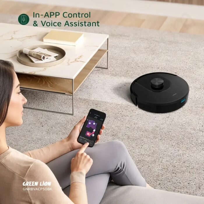 Green Lion Smart Robot Vacuum Pro 4000Pa Suction - Image 5