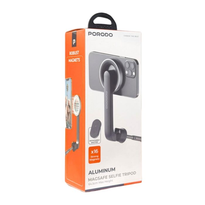 Porodo Aluminum Magsafe Selfie Tripod 64.5cm - Image 6