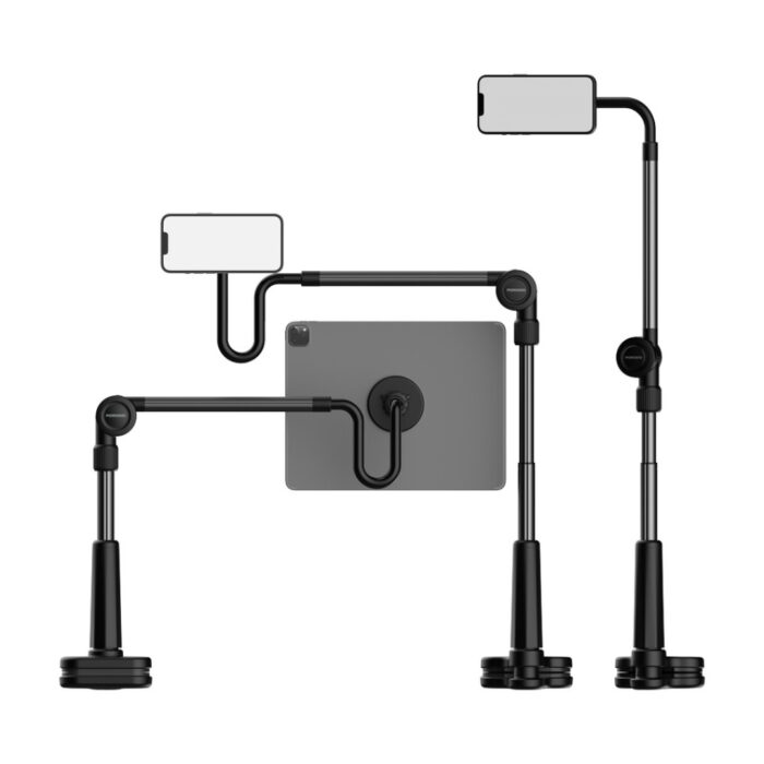 Porodo Lazy Man Stand with Magnetic Suction 92CM - Image 7