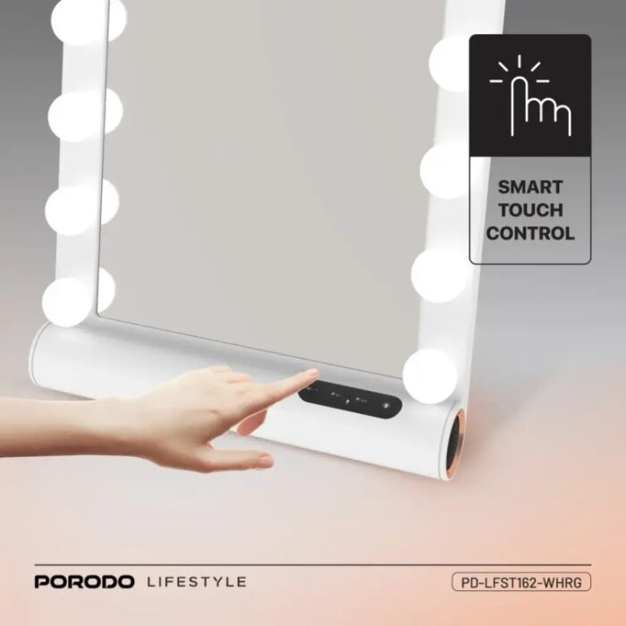 Porodo Lifestyle Hollywood Vanity Lighted Mirror - Image 4