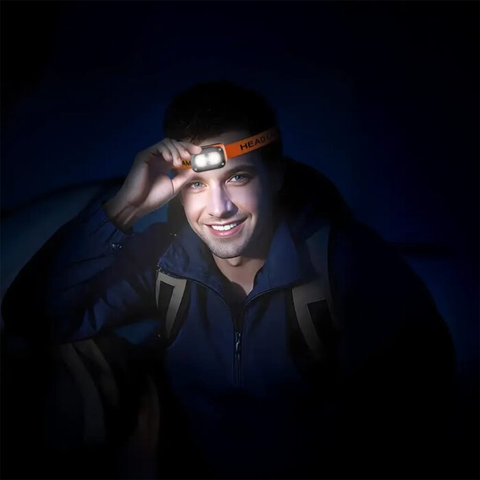 Porodo Wave Sensor Rechargeable LED Headlamp - Image 4