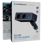 Powerology Brio 54W Multi Port Car Charger - Image 2