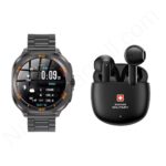 Swiss Military Pack Dom 7 Smartwatch + Victor 6 Earbuds