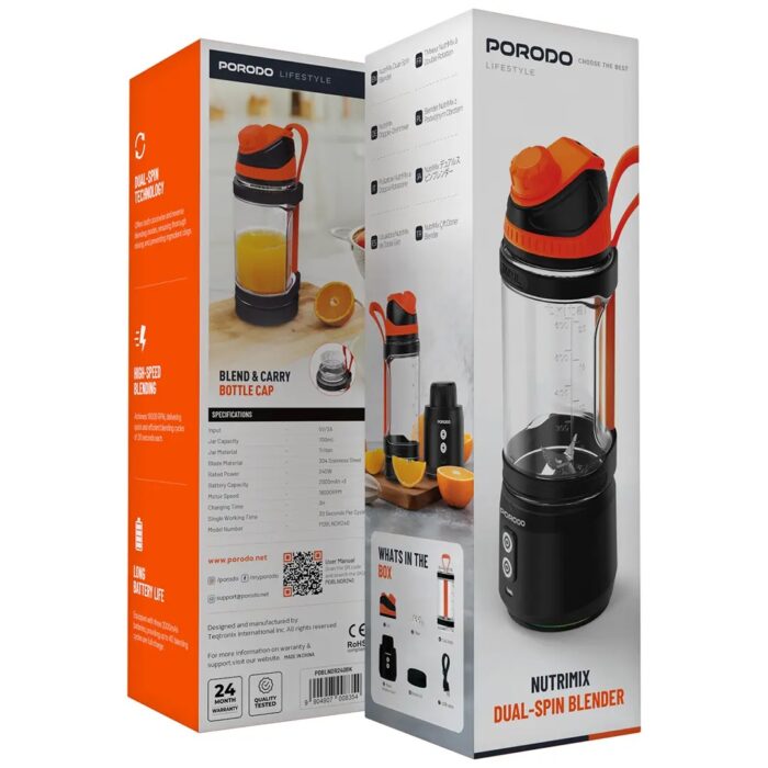 Porodo Lifestyle Nutrimix Dual Spin Blender - Image 2