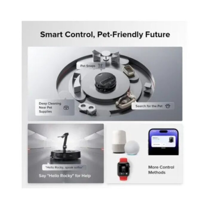 Roborock Saros Z70 Robot Vacuum Cleaner & Empty Wash Fill Dock - Image 9