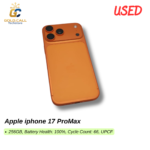 Used Apple iphone 17 ProMax