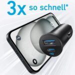 Anker Ultra Compact Car Charger 30W with 2 Cables - Image 5