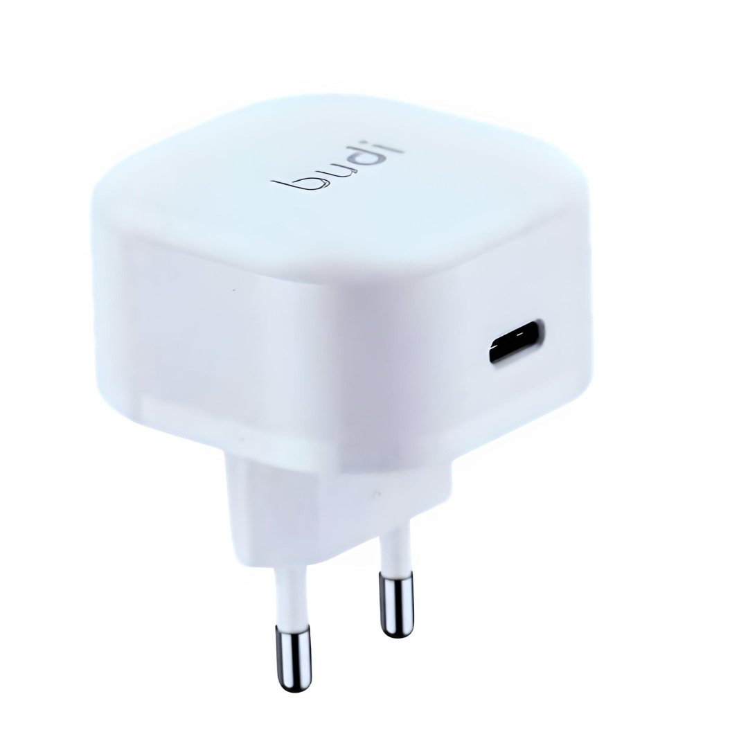Budi-20W-USB-C-HOME-CHARGER.jpg Budi 20W USB-C Home Charger - Image 1