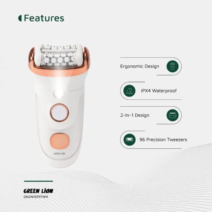 Green Lion 2 in 1 Epilator Shave, Trim, Epilate - Image 8