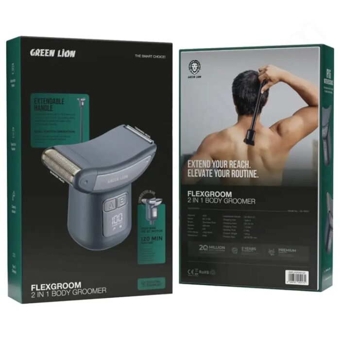 Green Lion Flexgroom 2 in 1 Body Groomer - Image 3