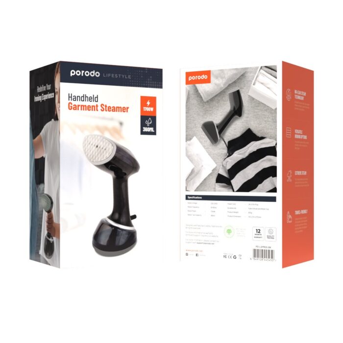 Porodo Lifestyle Handheld Garment Steamer - Image 2
