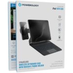 Powerology DynaBoard Wireless Keyboard Case with MagSafe Phone Holder for iPad 10th Gen - Image 3