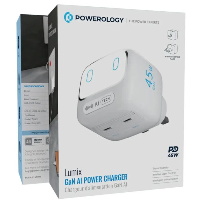 Powerology Lumix GaN AI Power Charger - Image 2