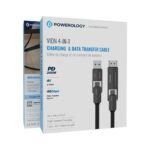 Powerology Vion 4 In 1 Charging & Data Transfer Cable - Image 2