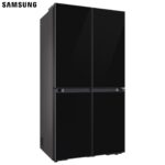 Samsung Bespoke T Style Black Glass French Door Refrigerator, 602L Net Capacity | RF65DB90B022LV - Image 2