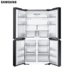 Samsung Bespoke T Style Black Glass French Door Refrigerator, 602L Net Capacity | RF65DB90B022LV - Image 4