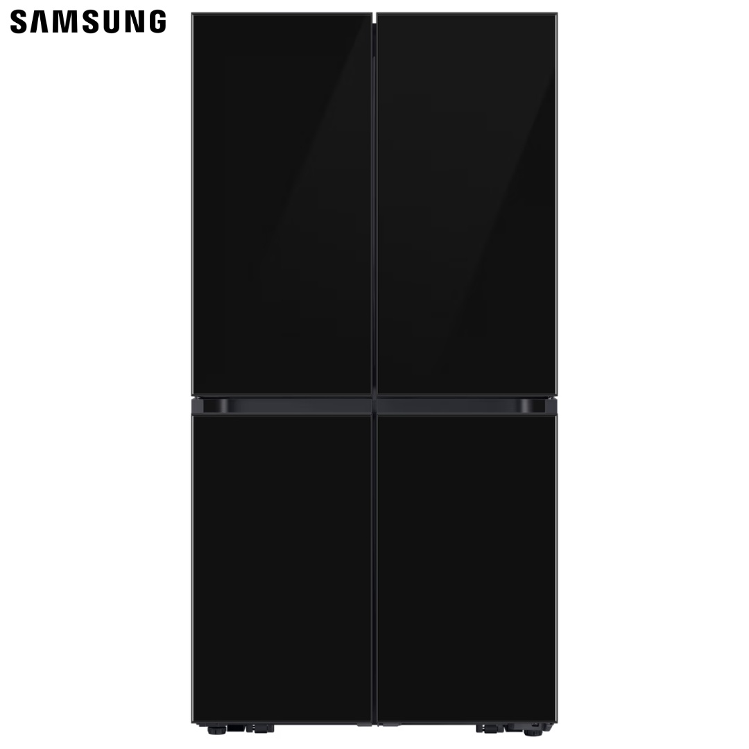 Samsung-Bespoke-T-Style-Black-Glass-French-Door-Refrigerator-602L-Net-Capacity-_-RF65DB90B022LV.jpg Samsung Bespoke T Style Black Glass French Door Refrigerator, 602L Net Capacity | RF65DB90B022LV - Image 1