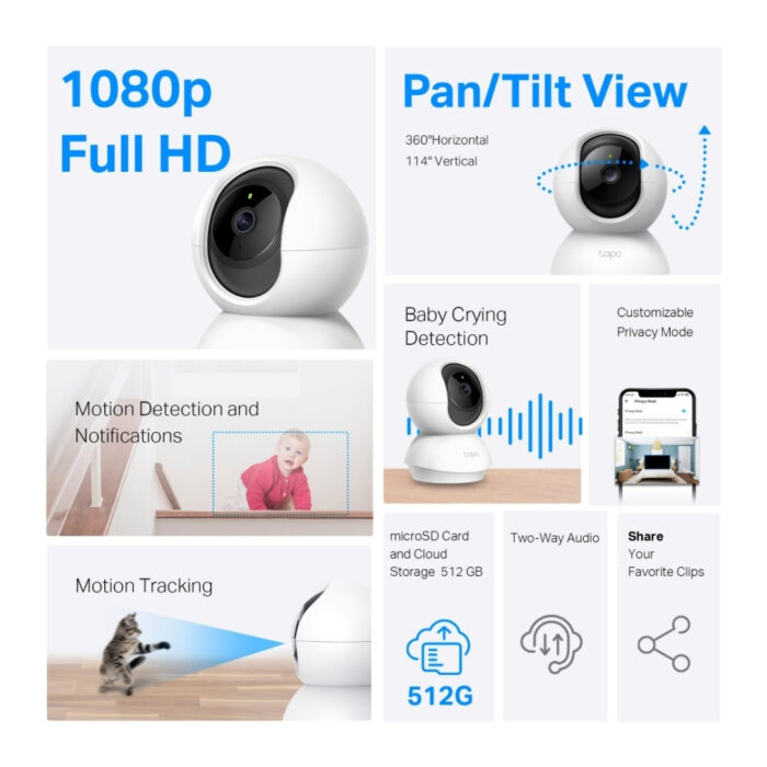 Tp Link Tapo C200 Ver3.20 Wi-Fi Camera - Image 2