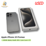 Used Apple iPhone 15 Promax