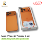 Used Apple iPhone 17 Promax E-sim
