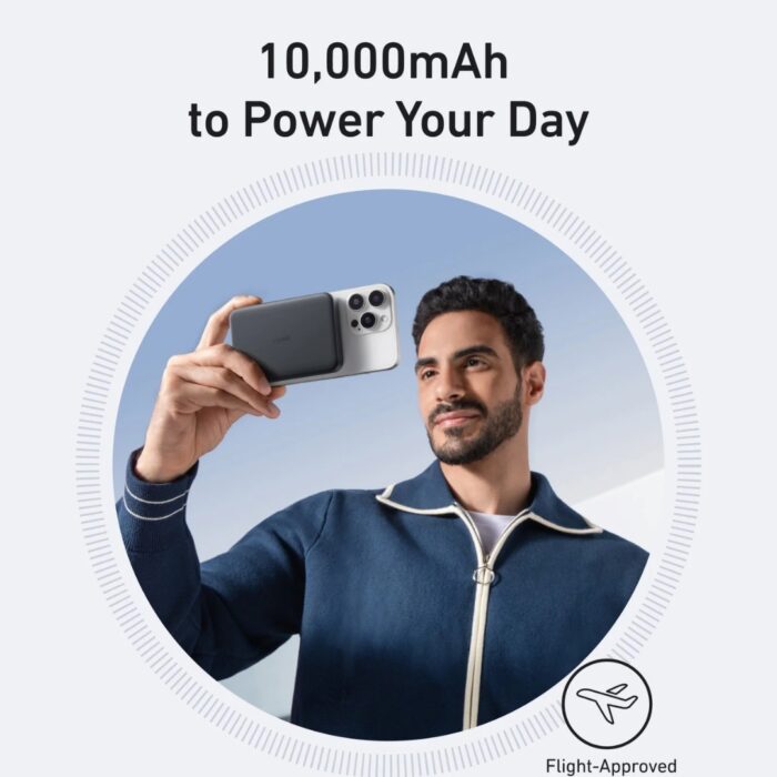 Anker MagGo Power Bank, Ultra-Slim 10,000mAh MagSafe - Image 4