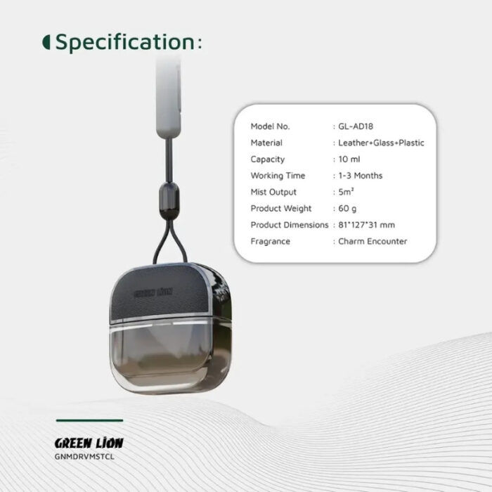 Green Lion Drive Mist Hanging Car Diffuser - Image 2