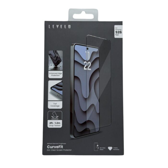 Levelo Curvefit DLC Clear Screen Protector for Samsung Galaxy S26 Ultra - Image 2