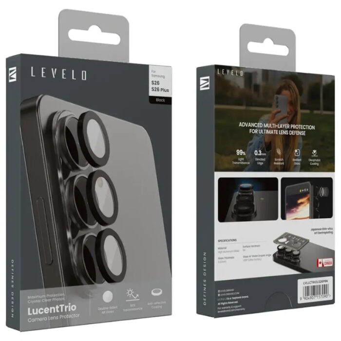 Levelo LucentTrio Camera Lens Protector for S26 / S26 Plus - Image 3