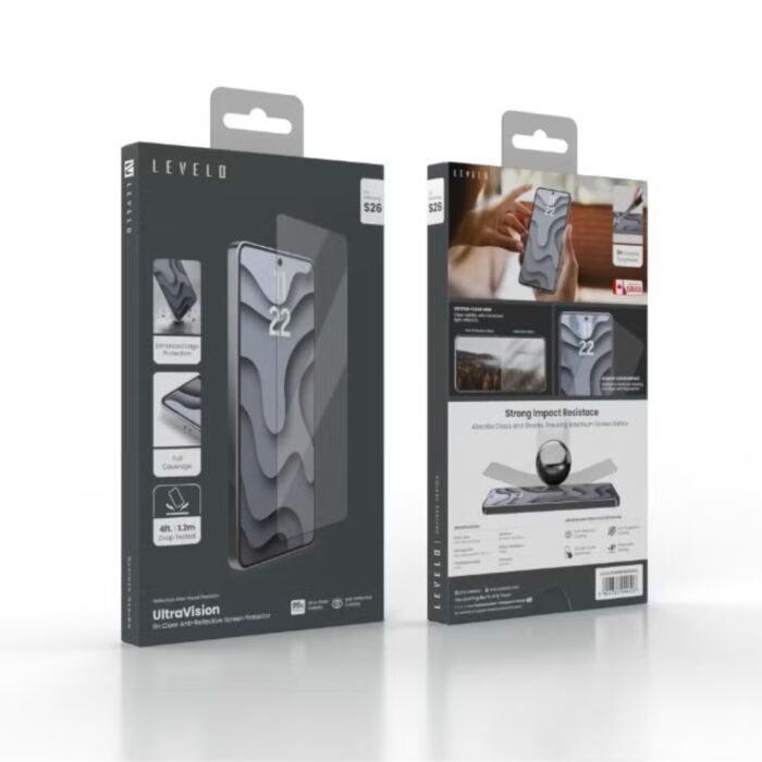 Levelo UltraVision Clear Screen Protector for Samsung Galaxy S26 Plus - Image 2